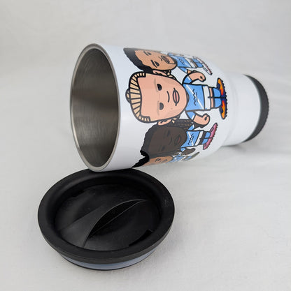 City Attack With Haaland Thermal Travel Mug