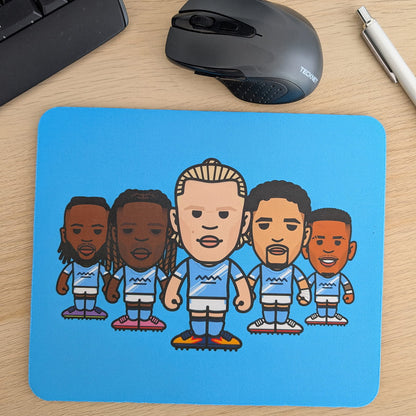 City Attack With Haaland Mouse Mat