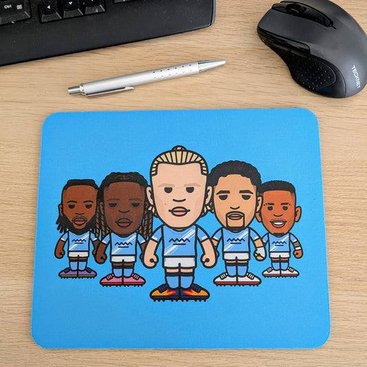 City Attack With Haaland Mouse Mat