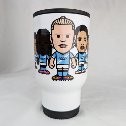 City Attack With Haaland Thermal Travel Mug