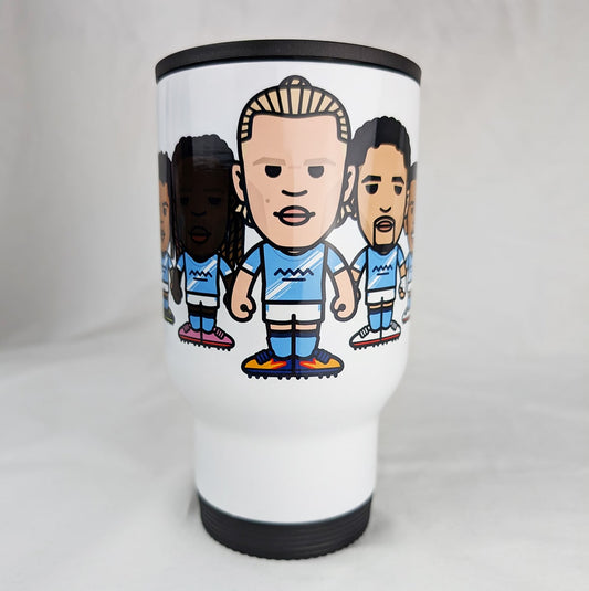 City Attack With Haaland Thermal Travel Mug