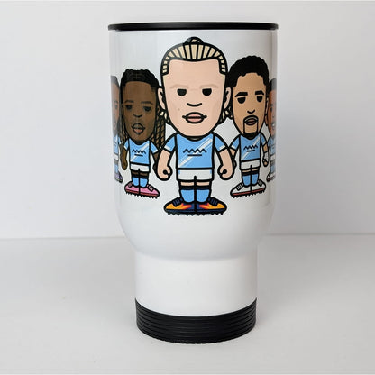 City Attack With Haaland Thermal Travel Mug
