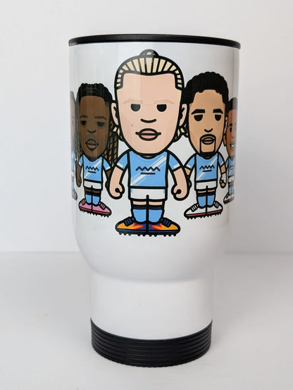 City Attack With Haaland Thermal Travel Mug