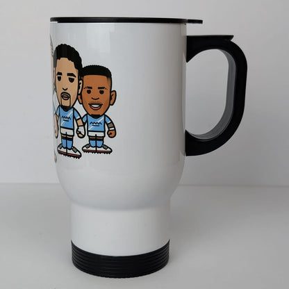 City Attack With Haaland Thermal Travel Mug