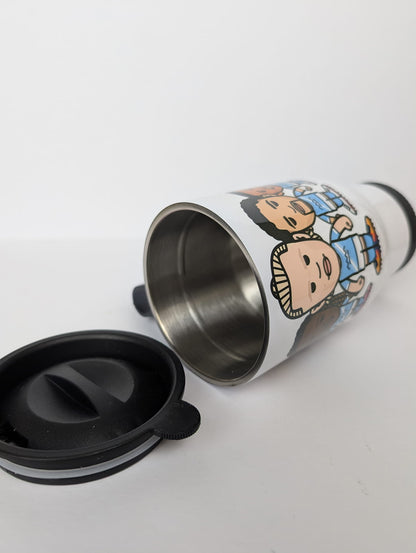 City Attack With Haaland Thermal Travel Mug