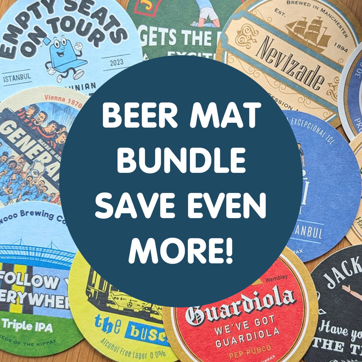 Champion Beer Mats - Save Even More!