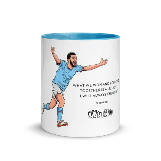 Bernardo mug perfect for Manchester City fans