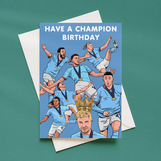 Champions Birthday Card