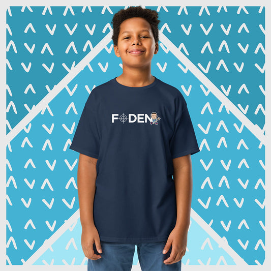 Children's Foden Celebration Navy T-shirt