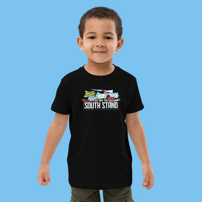 Children's South Stand Flag Black T-shirt