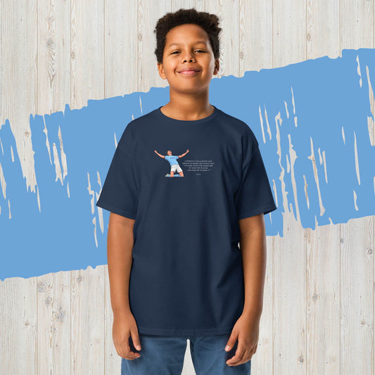 John Stones Children's City t-shirt available in ages 5-13 years