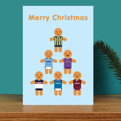Gingerbread Men Kits Christmas Card