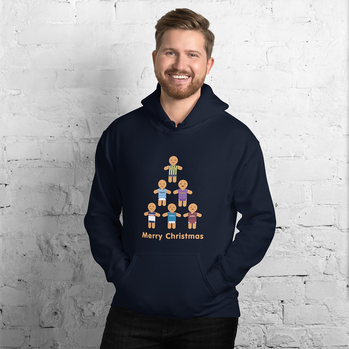 Gingerbread City Kits Christmas Hoodie