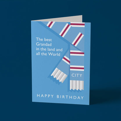 Best Grandad in the Land City Birthday Card