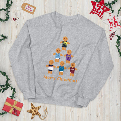 Gingerbread City Kits Christmas Sweatshirt