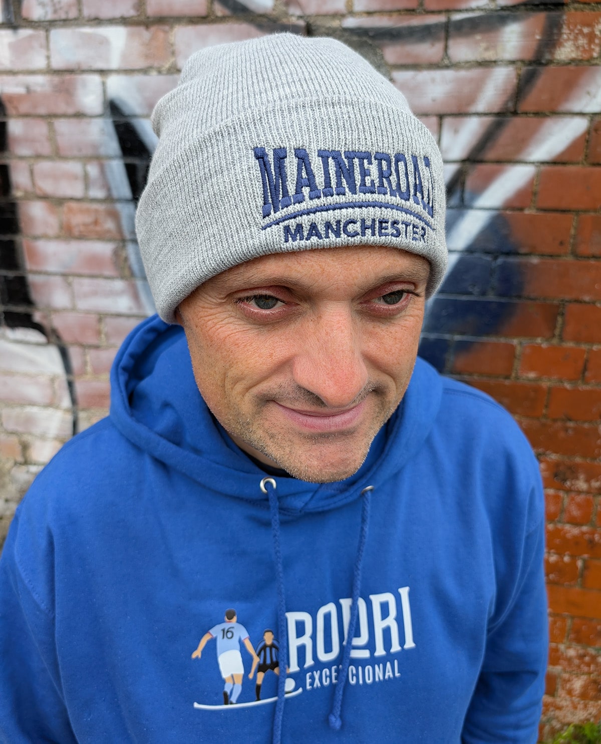 Maine Road Grey Beanie Hat