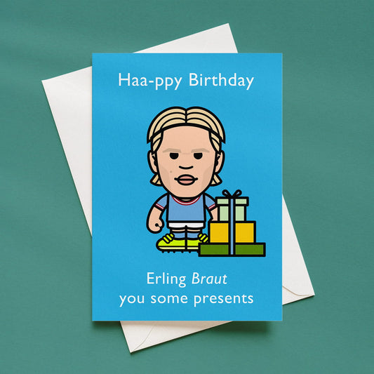Haaland Birthday Card