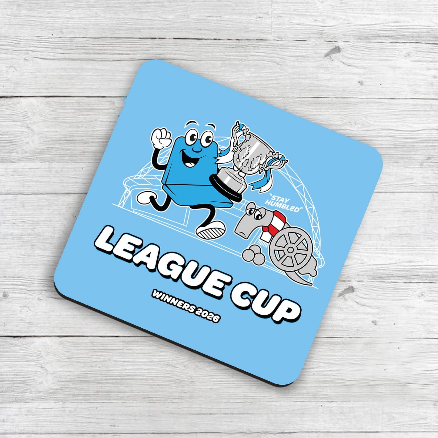 League Cup Winners Stay Humbled Coaster
