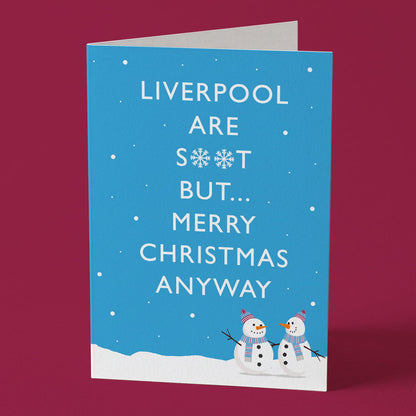 Liverpool Are S**t Christmas Card