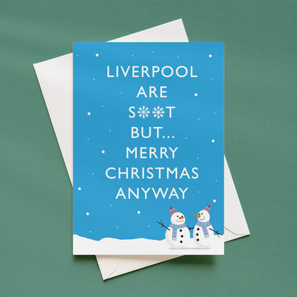 Liverpool Are S**t Christmas Card