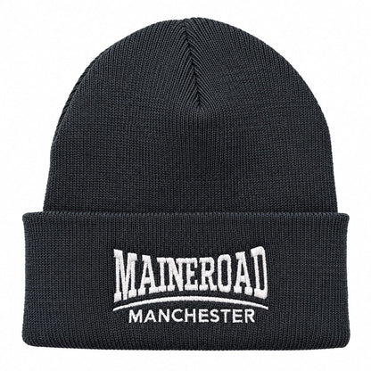 Maine Road Manchester beanie hat