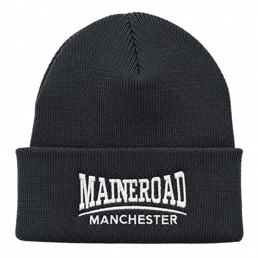 Maine Road Manchester beanie hat