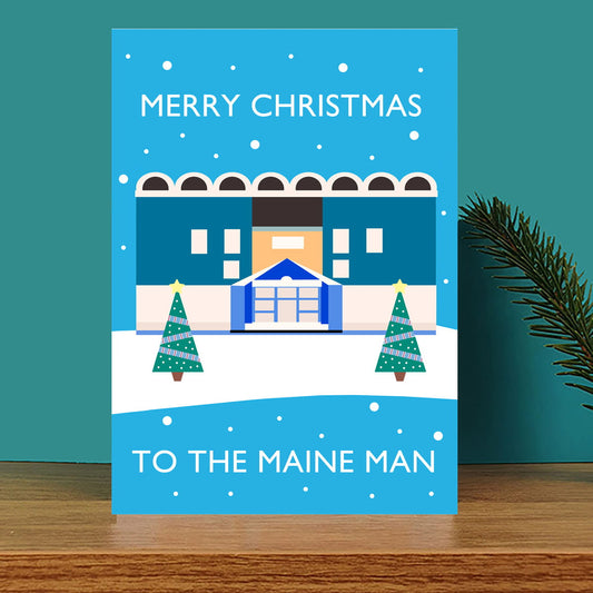 Maine Man Christmas Card