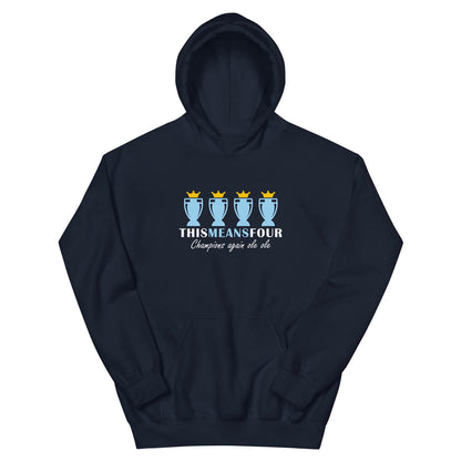 Champion Manchester City hoodie for adults in sizes up to 5XL