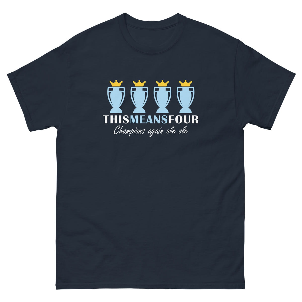This Means Four T-shirt Navy