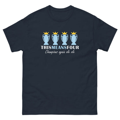 This Means Four T-shirt Navy