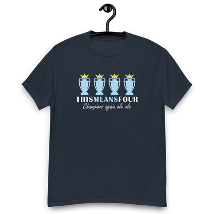 This Means Four T-shirt Navy