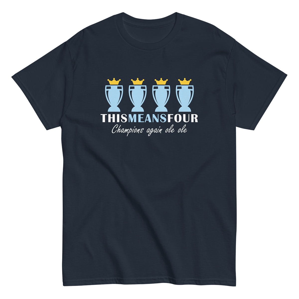 This Means Four T-shirt Navy