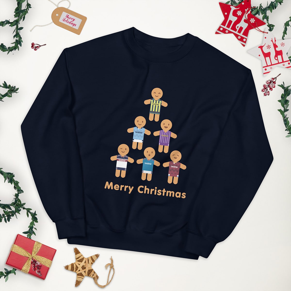 Gingerbread City Kits Christmas Sweatshirt