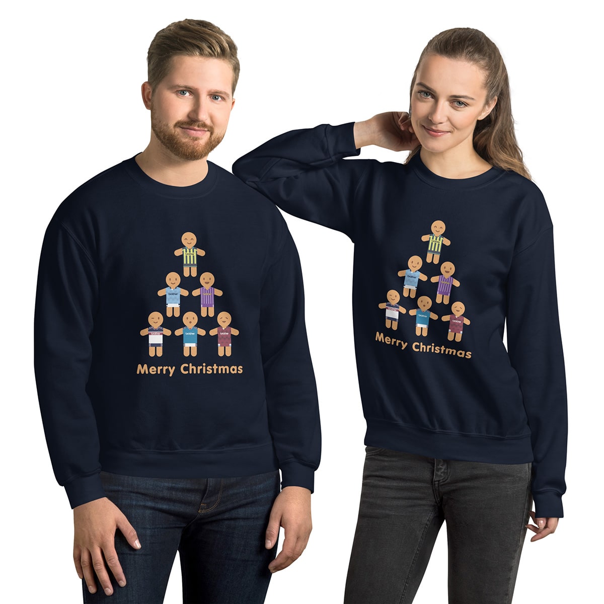 Gingerbread City Kits Christmas Sweatshirt