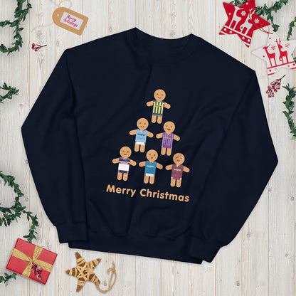 Gingerbread City Kits Christmas Sweatshirt