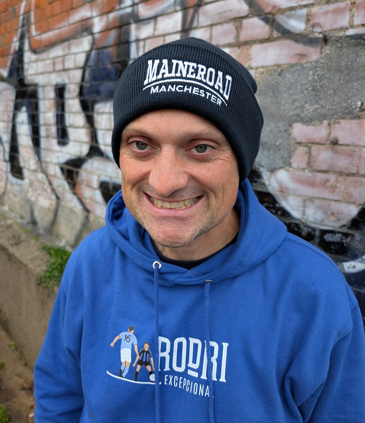 Maine Road Navy Beanie Hat