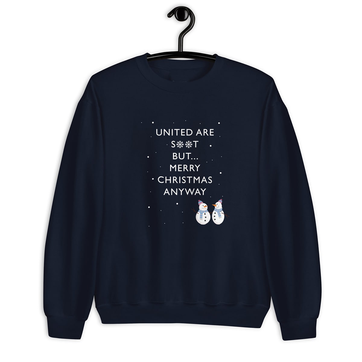 United Are S**t Christmas Sweatshirt