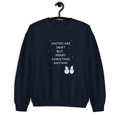 United Are S**t Christmas Sweatshirt