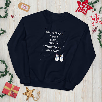 United Are S**t Christmas Sweatshirt