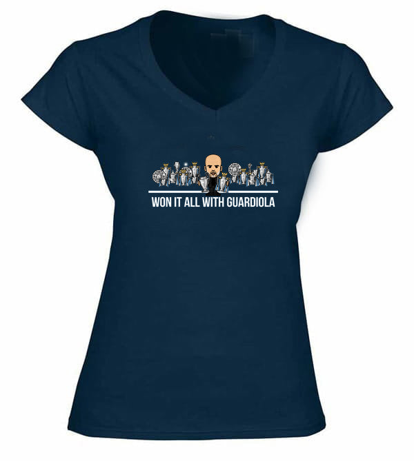 Won It All With Guardiola Ladies T-shirt