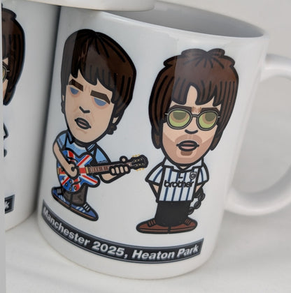 Noel and Liam Manchester Mug