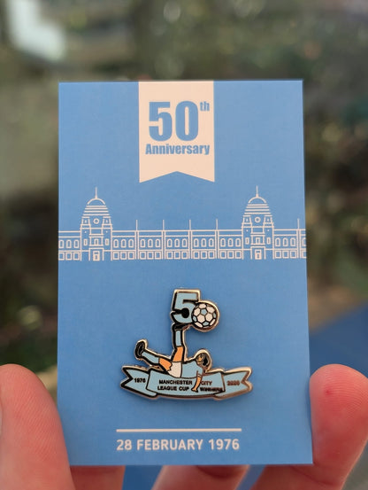 50th Year League Cup Anniversary Limited Edition Pin Badge