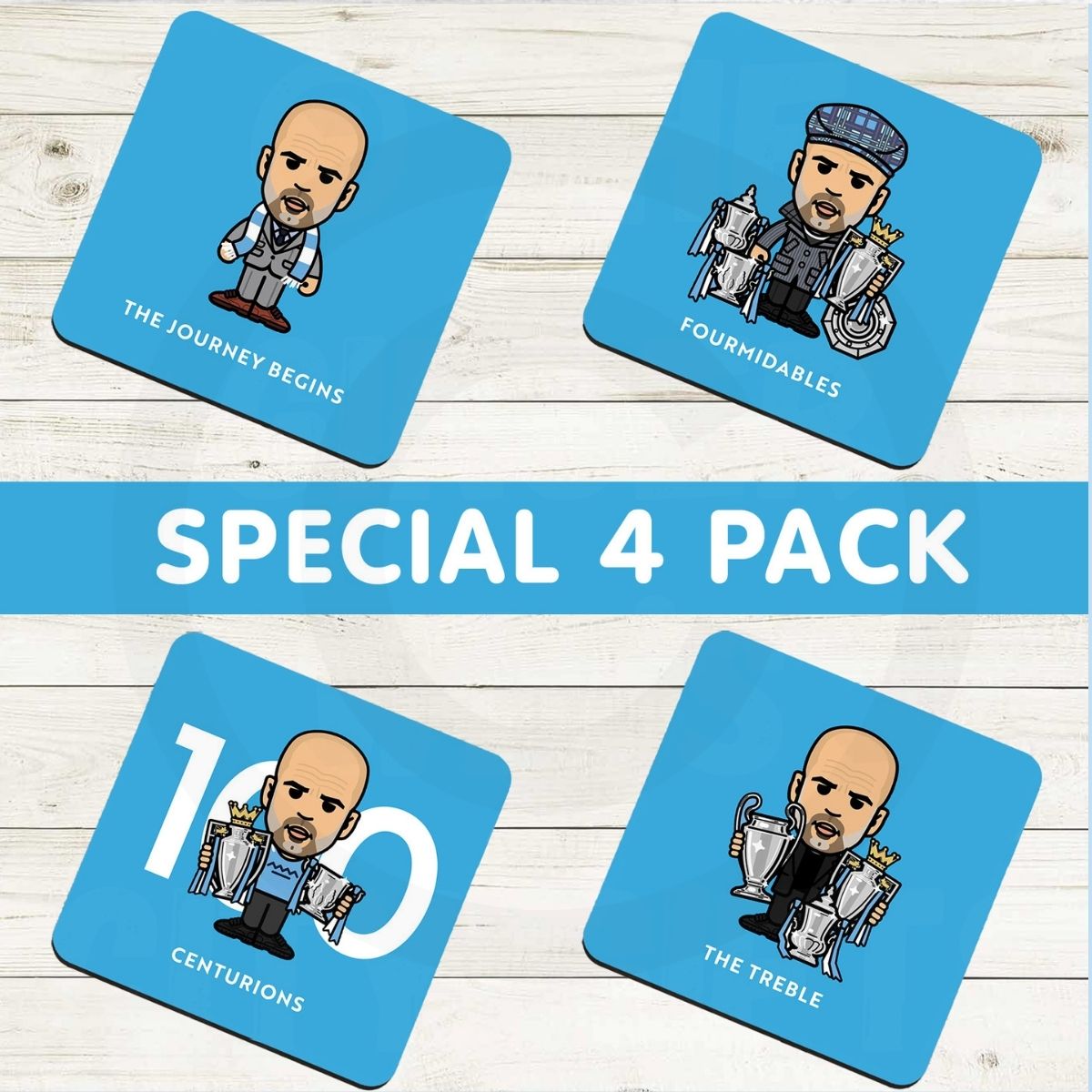 Pep Coaster Pack (4 Pack)