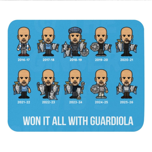 We Won It All With Guardiola Mouse Mat