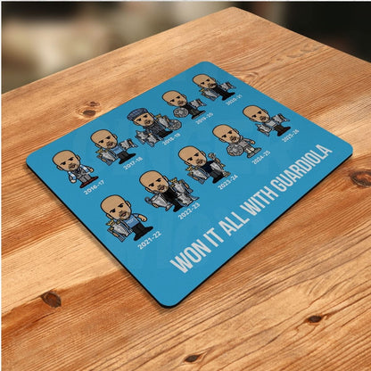 We Won It All With Guardiola Mouse Mat