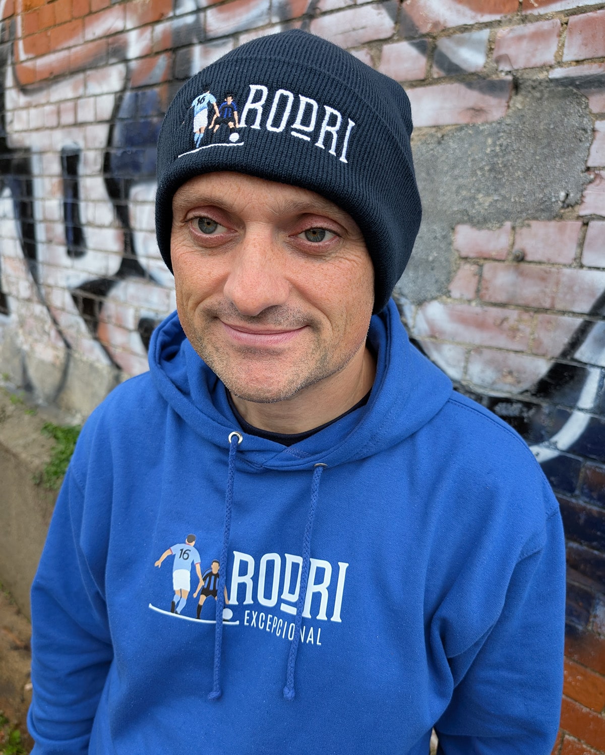 Rodri Navy Beanie Hat