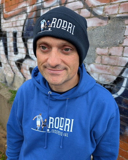 Rodri Navy Beanie Hat