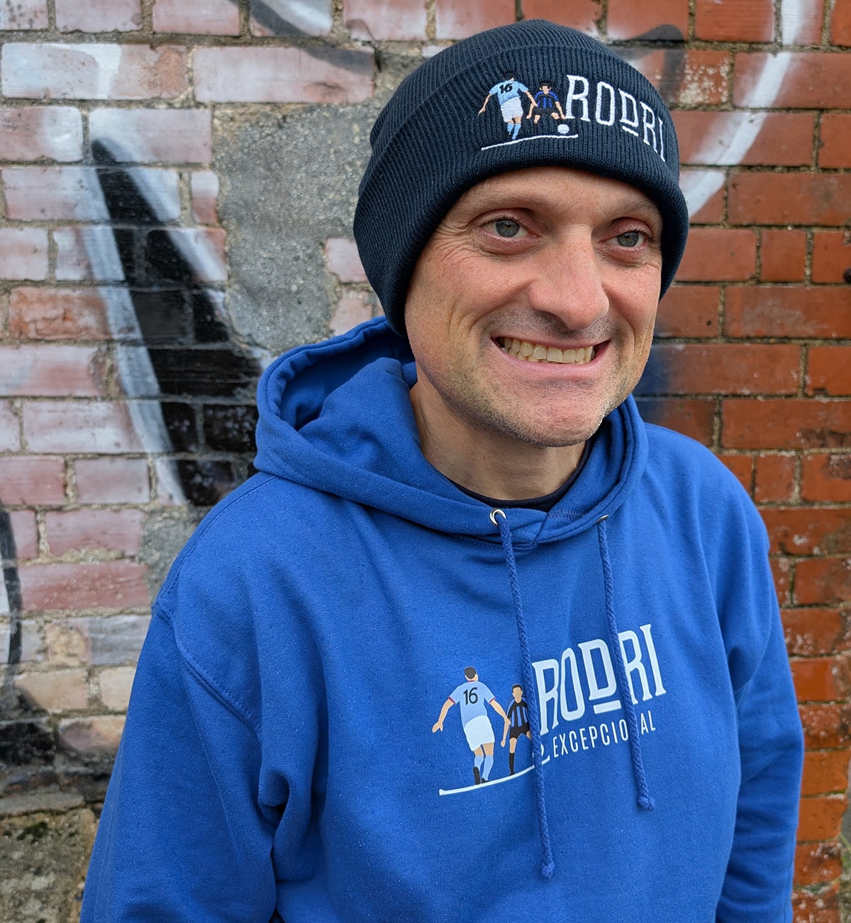 Rodri Navy Beanie Hat