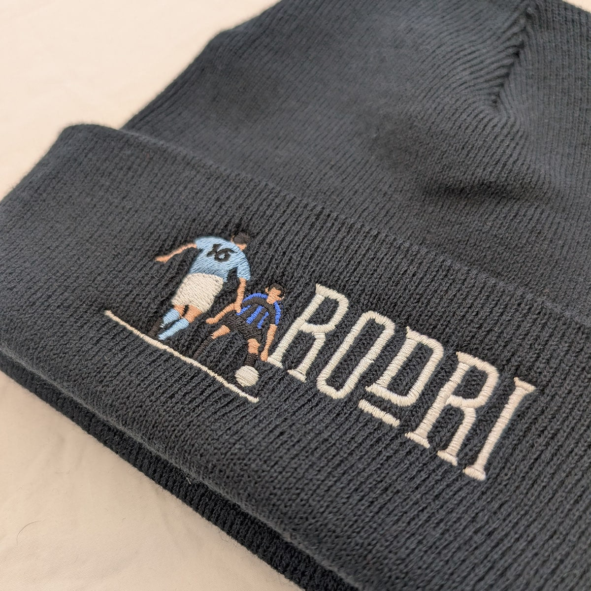 Rodri Navy Beanie Hat