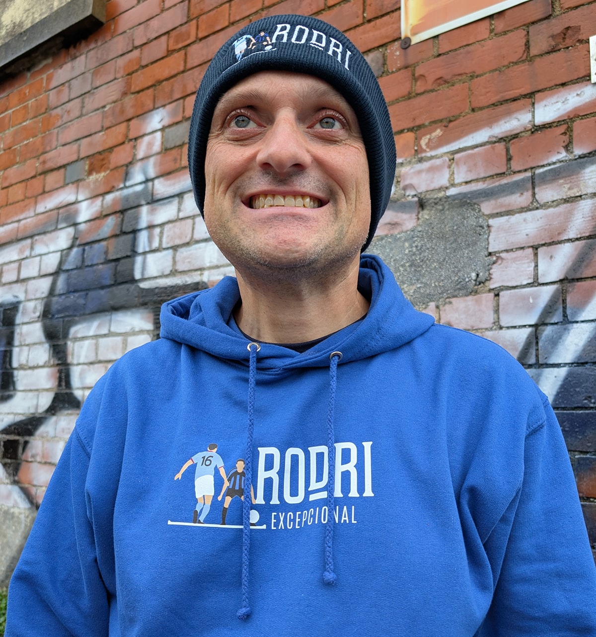 Rodri Navy Beanie Hat